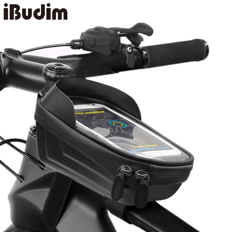 Youtube Phone Accessories - Wasserdichte Fahrrad-Handytasche für den Vorderrahmen, Fahrradtasche