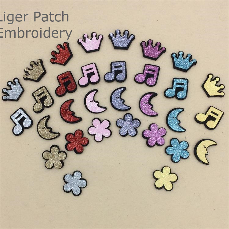 Phone Accessories Pictures - 10 Stück Glitzer-Applikationen in Form von