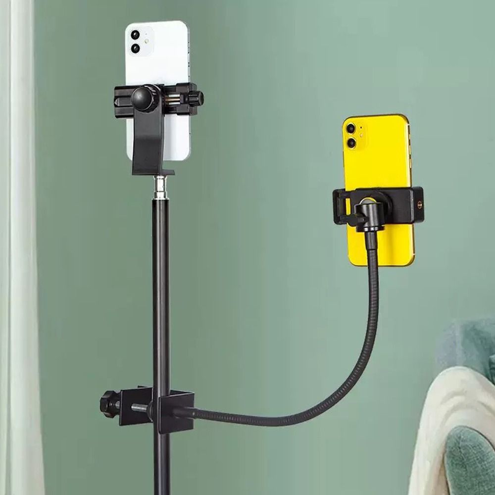 Youtube Phone Accessories - Einbeinstativ aus Metall, Metallrohrstange mit 1/4-Zoll-Schraube,