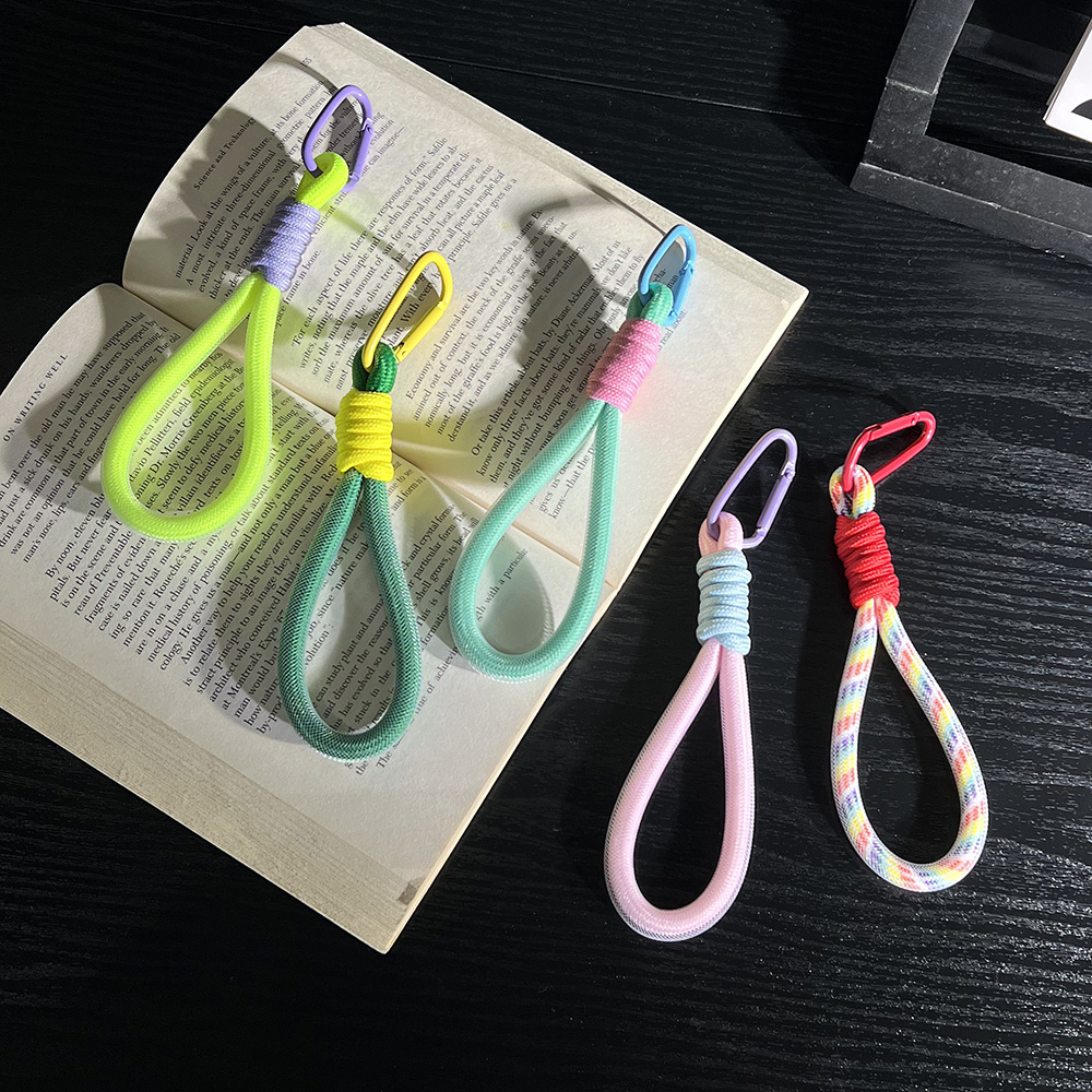 Phone Accessories And Gadgets - Mesh Landyard Fluoreszierender Anhänger Handytasche Seil
