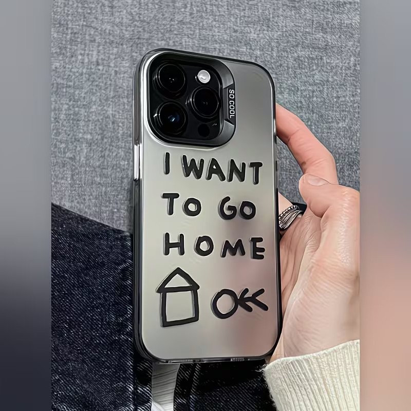 Apple Iphone 15 - Kreatives Graffiti-Design Silberne Handyhülle für iPhone