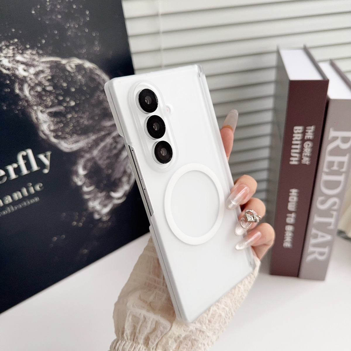 Z Phone Accessories - Stoßfeste Hartschalen-Handyhülle für Samsung Galaxy Z
