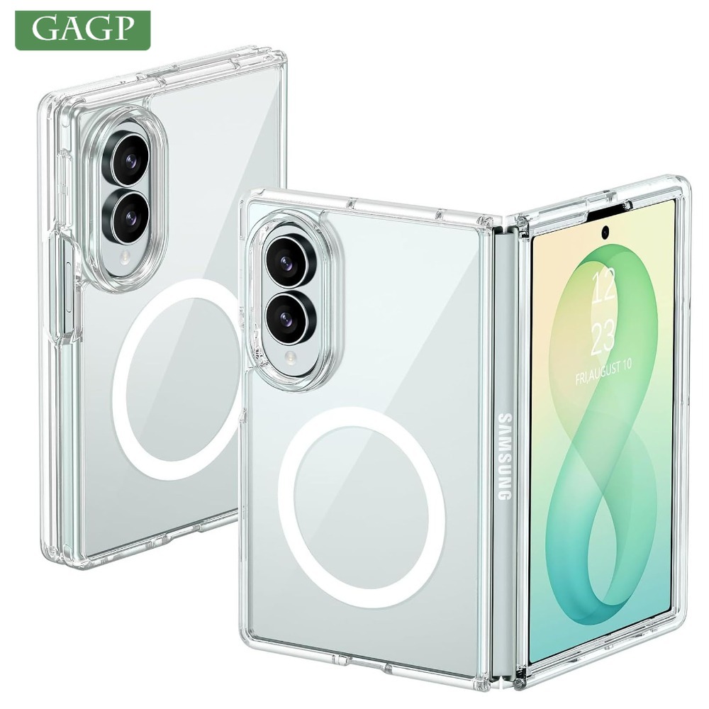 Z Phone Accessories - Klare magnetische stoßfeste Handyhülle für Samsung