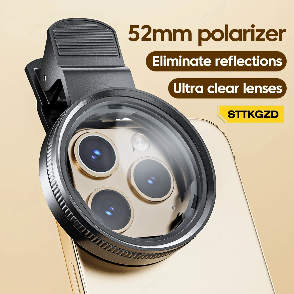 Phone Accessories And Gadgets - Neue 52mm CPL Handy Objektiv Filter