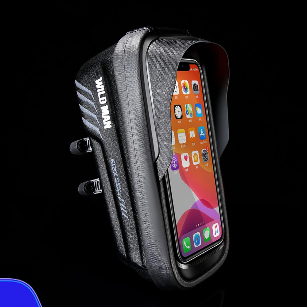 Youtube Phone Accessories - 1L Fahrrad-Lenkertasche mit Touchscreen-Funktion, Fahrrad-Rahmentasche vorne,
