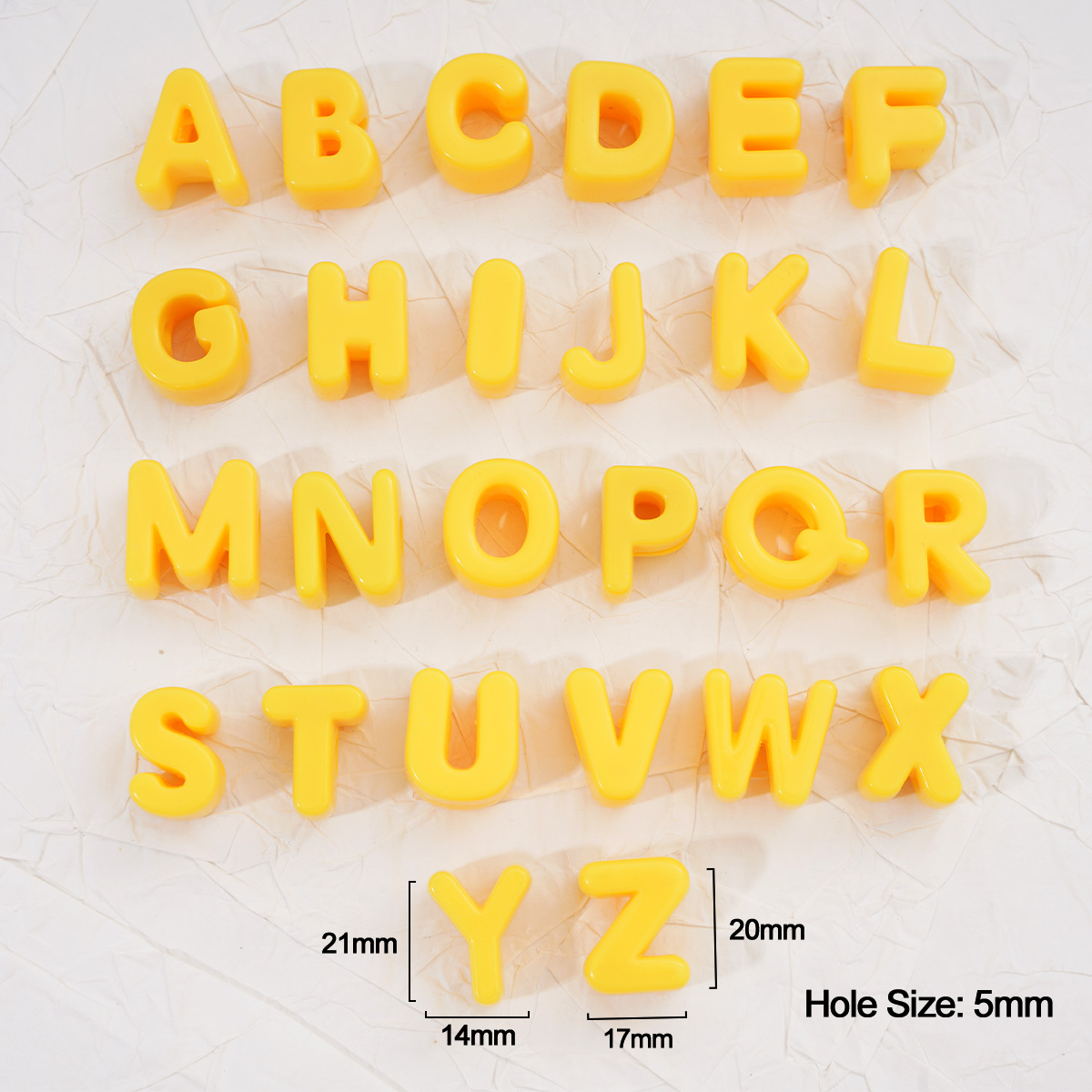 2/20 Stück gelbe Acrylperlen m – Yellow Phone Accessories Bewertung und Preis