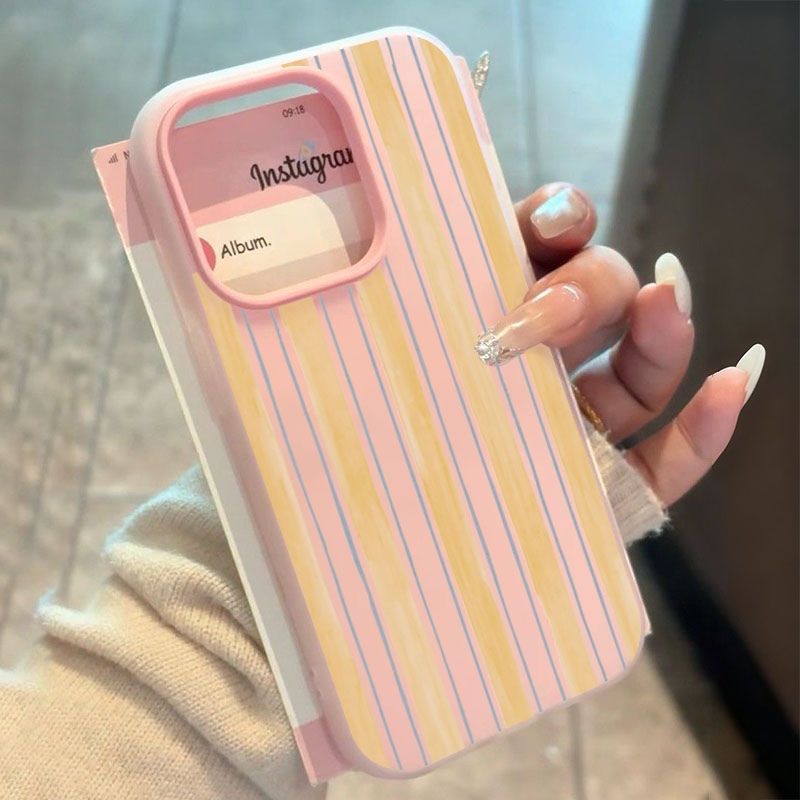Stilvolle gelb gestreifte Hand – Yellow Phone Accessories Bewertung und Preis