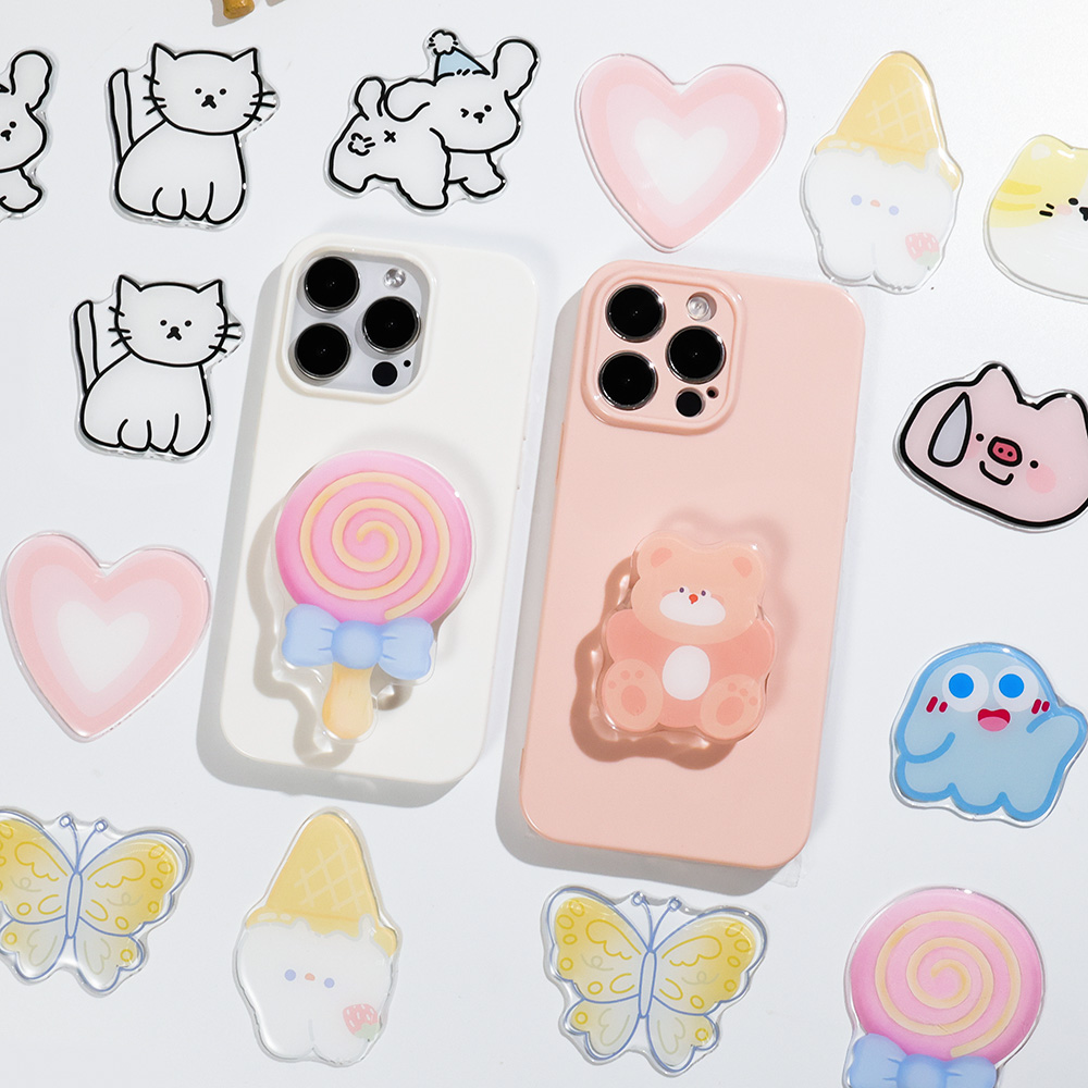 Niedlicher Cartoon Grip Tok Ac – Phone Accessories And Gadgets Bewertung und Preis