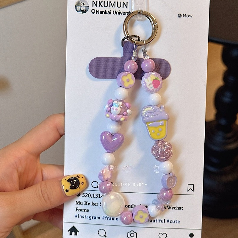 Dopamin Bunte Perlen-Handykett – Phone Accessories Ideas Bewertung und Preis