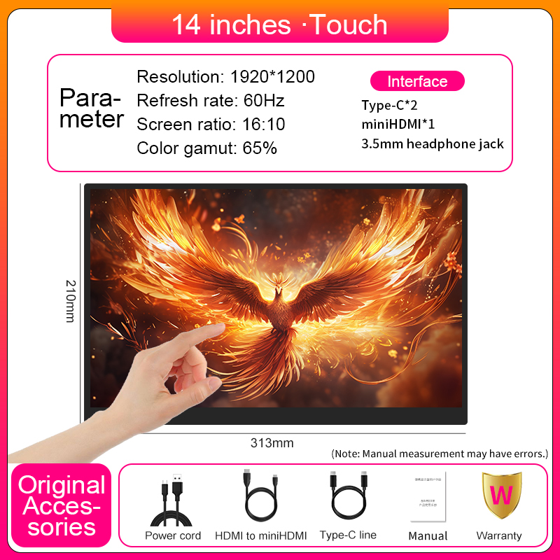 14-Zoll-Touchscreen Tragbarer  – Phone Accessories Display Board Bewertung und Preis