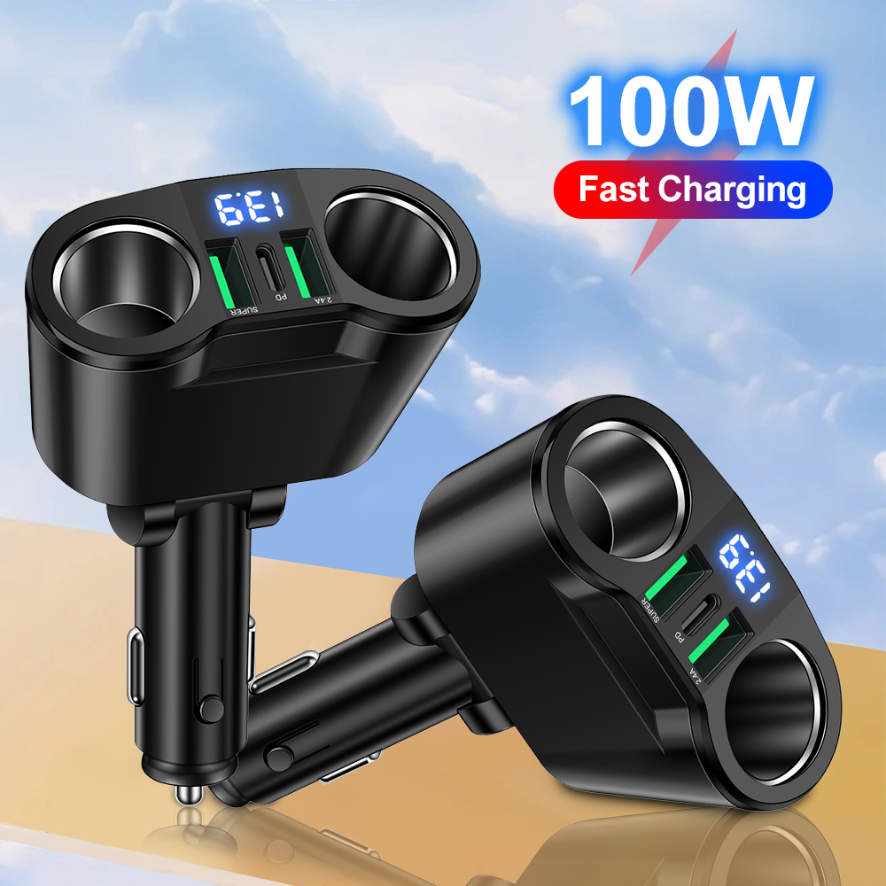 USB-Autoladegerät-Adapter Typ  – Usb C Hub Bewertung und Preis