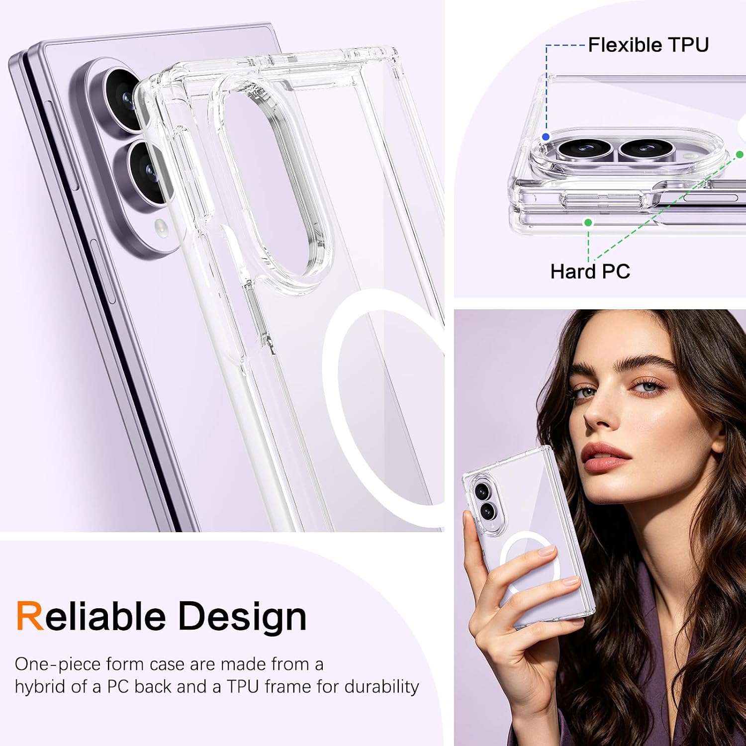 Klare magnetische stoßfeste Ha – Z Phone Accessories Bewertung und Preis