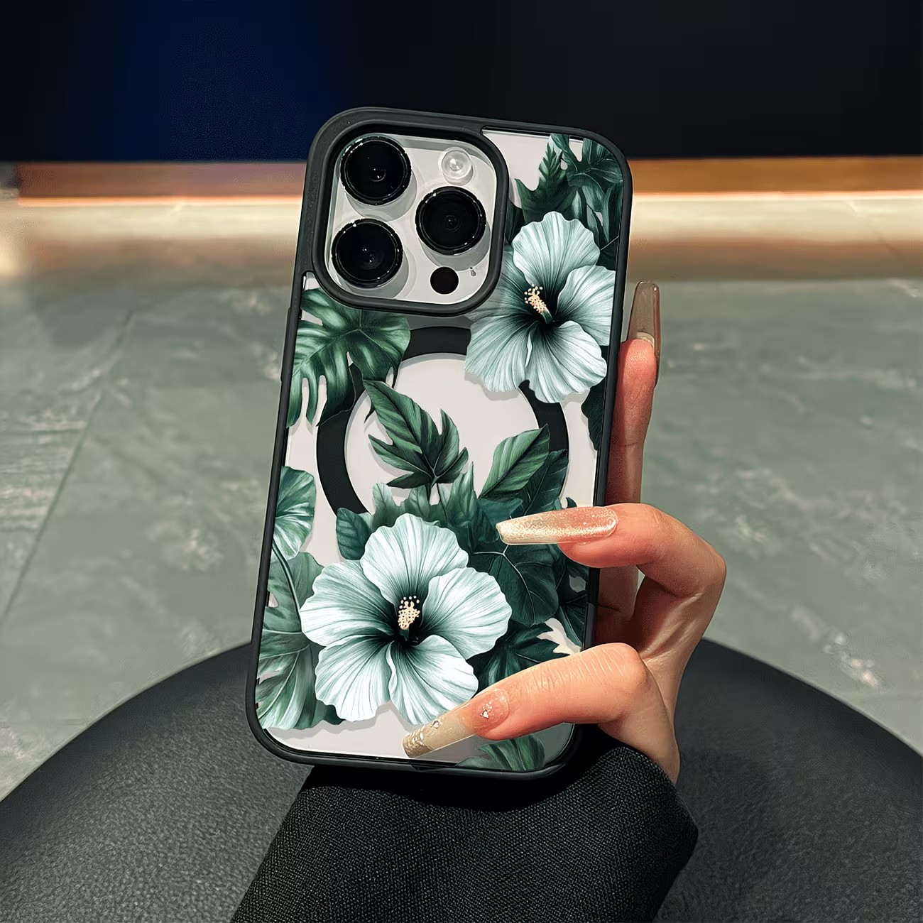 Grüne Blumenmuster Handyhülle  – Apple Iphone 15 Bewertung und Preis